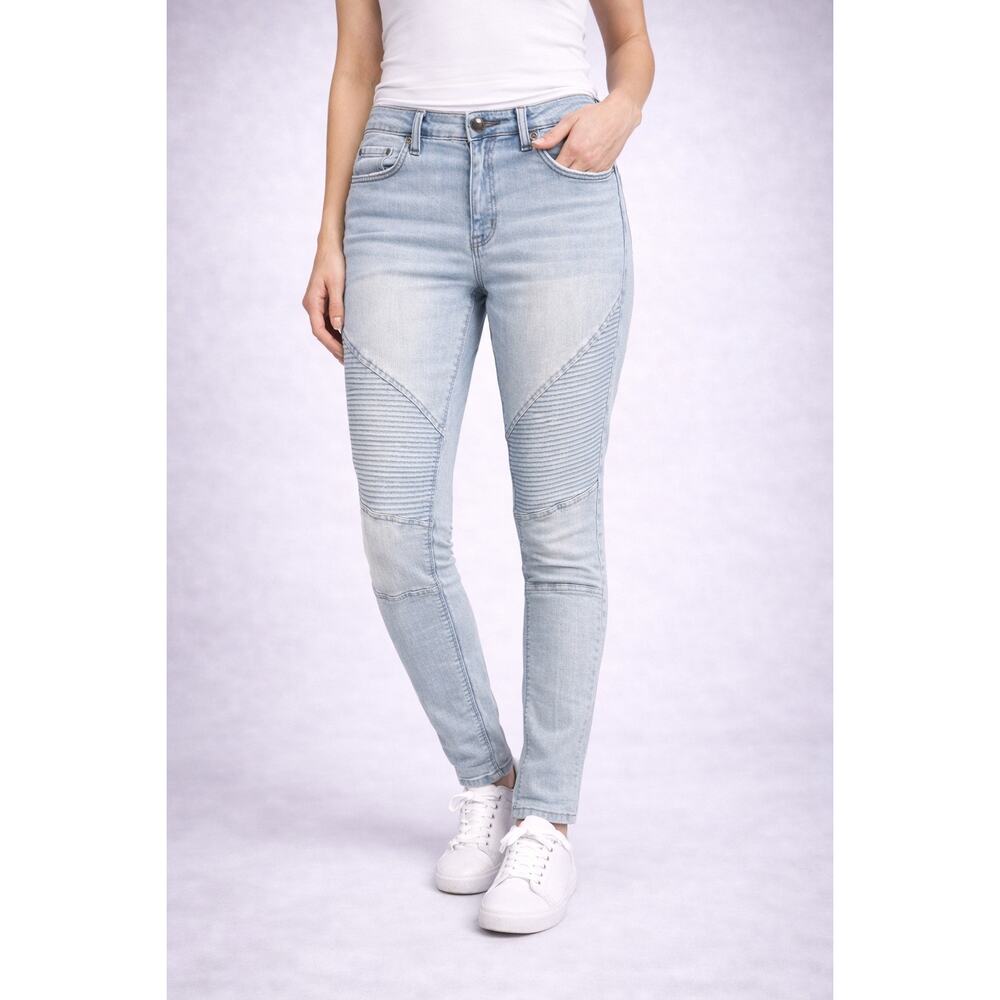 Jackson Moto Skinny Jeans Light Wash Size 32